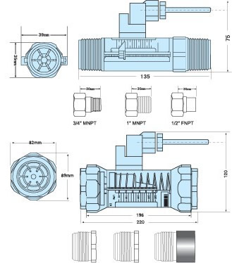Z-6501、Z-6502、Z-6503、Z-6504水平流量計(jì)